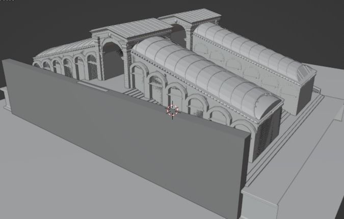 Rialto Bridge  Low-poly 3D model_18