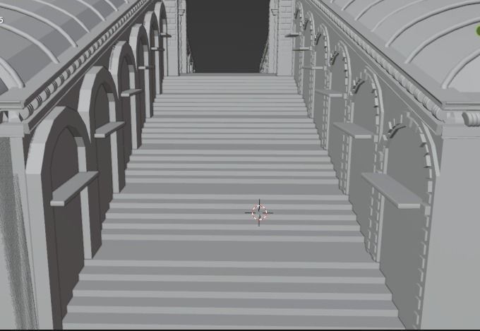 Rialto Bridge  Low-poly 3D model_20