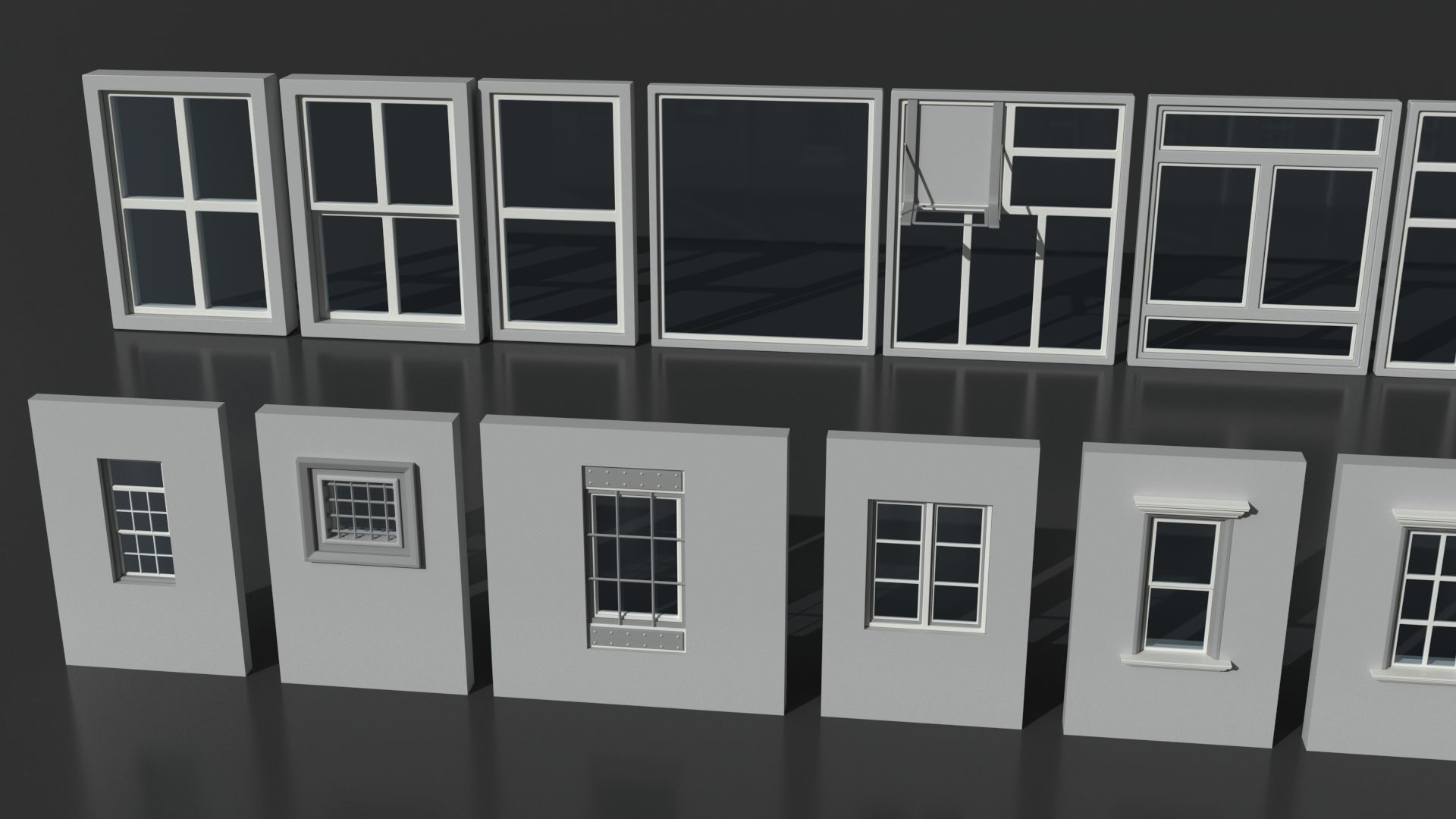 Windows Collection - 150 pieces 3D model_13