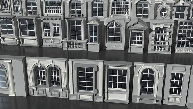 Windows Collection - 150 pieces 3D model 7