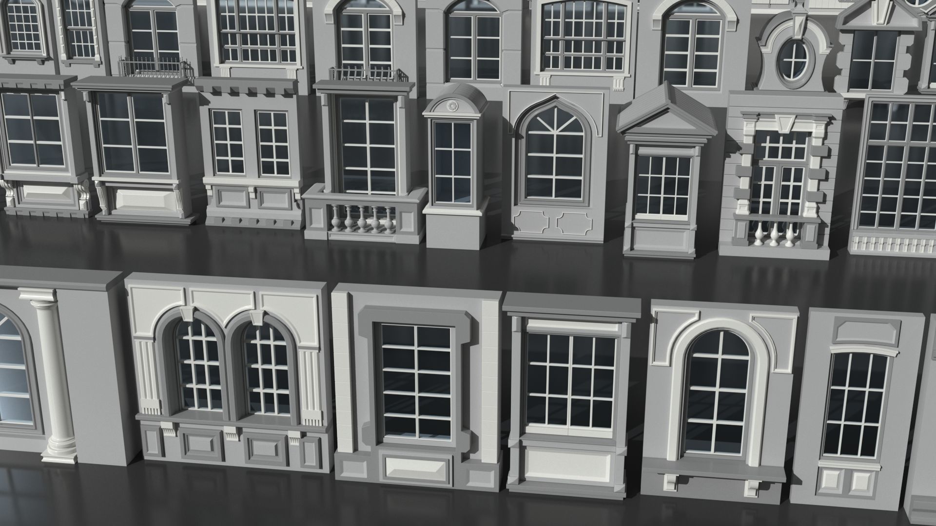 Windows Collection - 150 pieces 3D model_6
