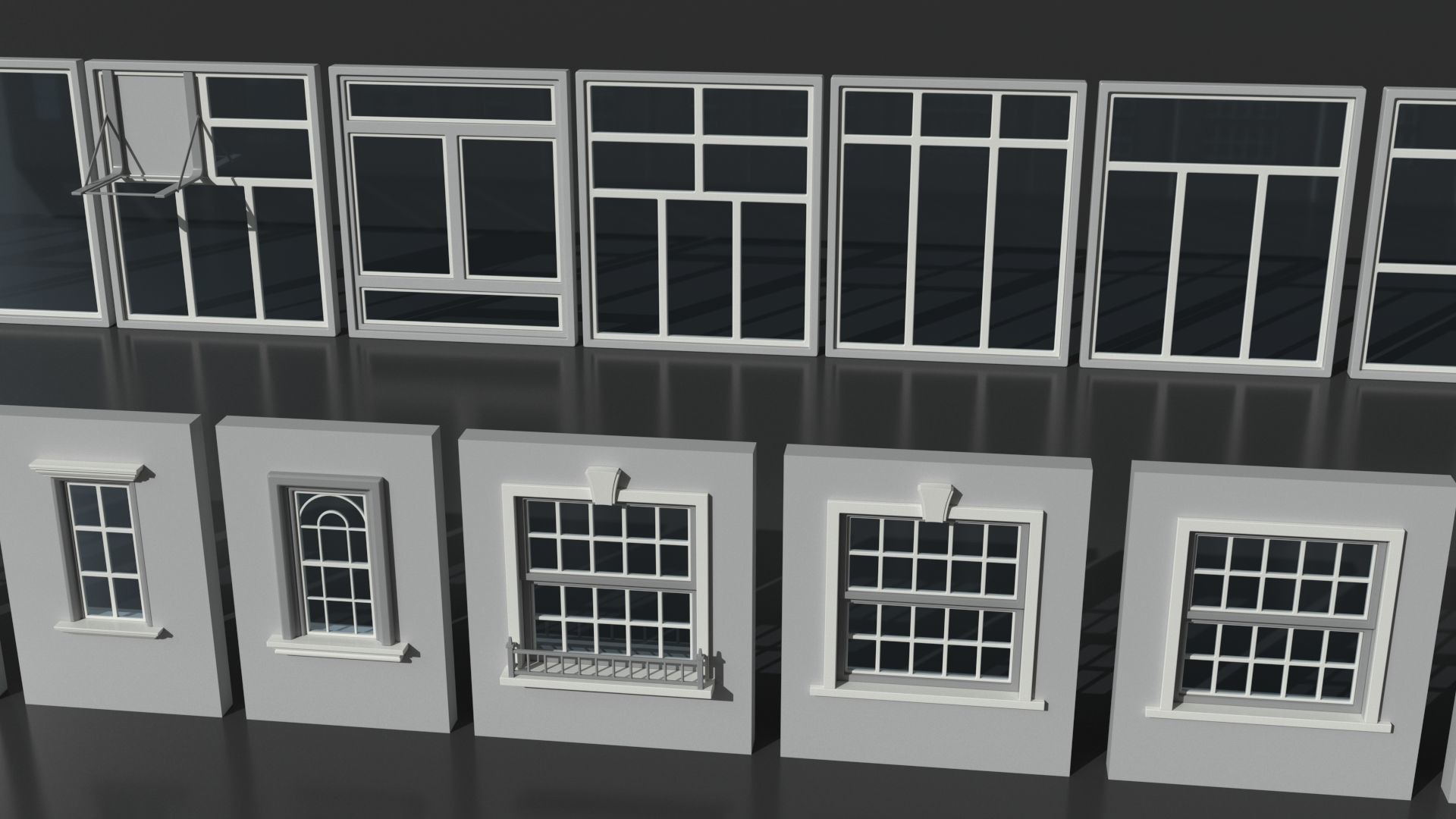 Windows Collection - 150 pieces 3D model_14