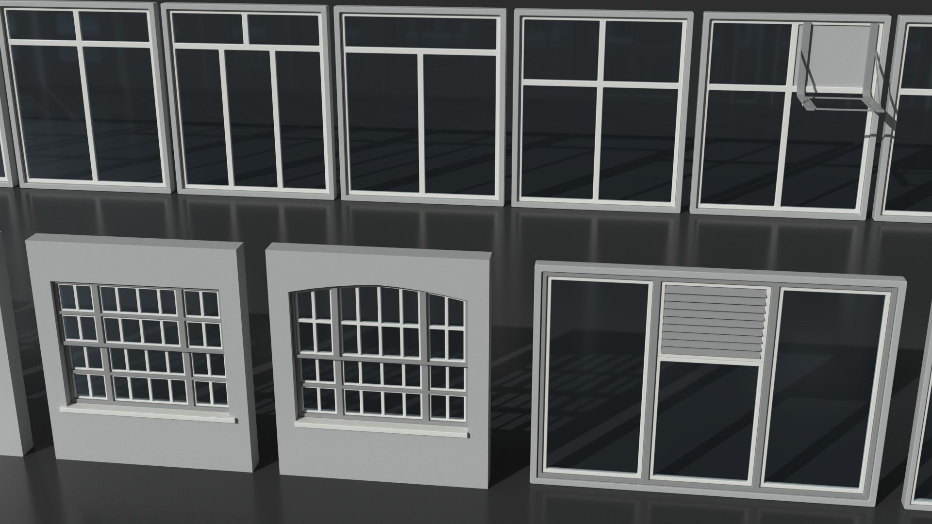 Windows Collection - 150 pieces 3D model_16