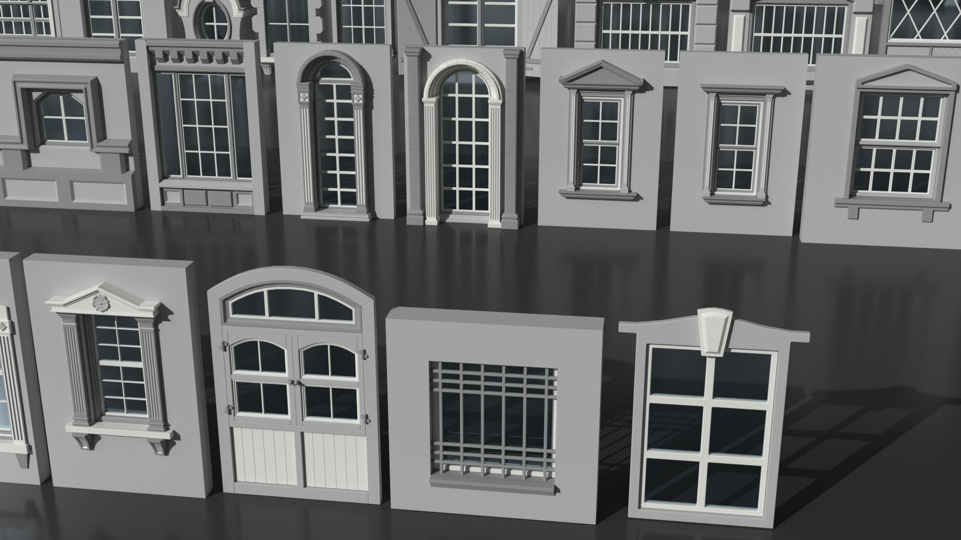 Windows Collection - 150 pieces 3D model_8