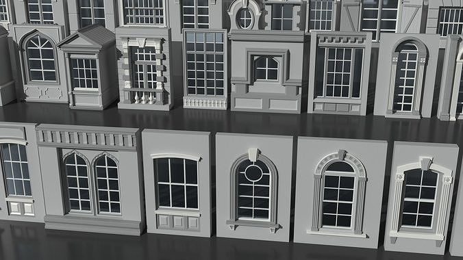 Windows Collection - 150 pieces 3D model 6