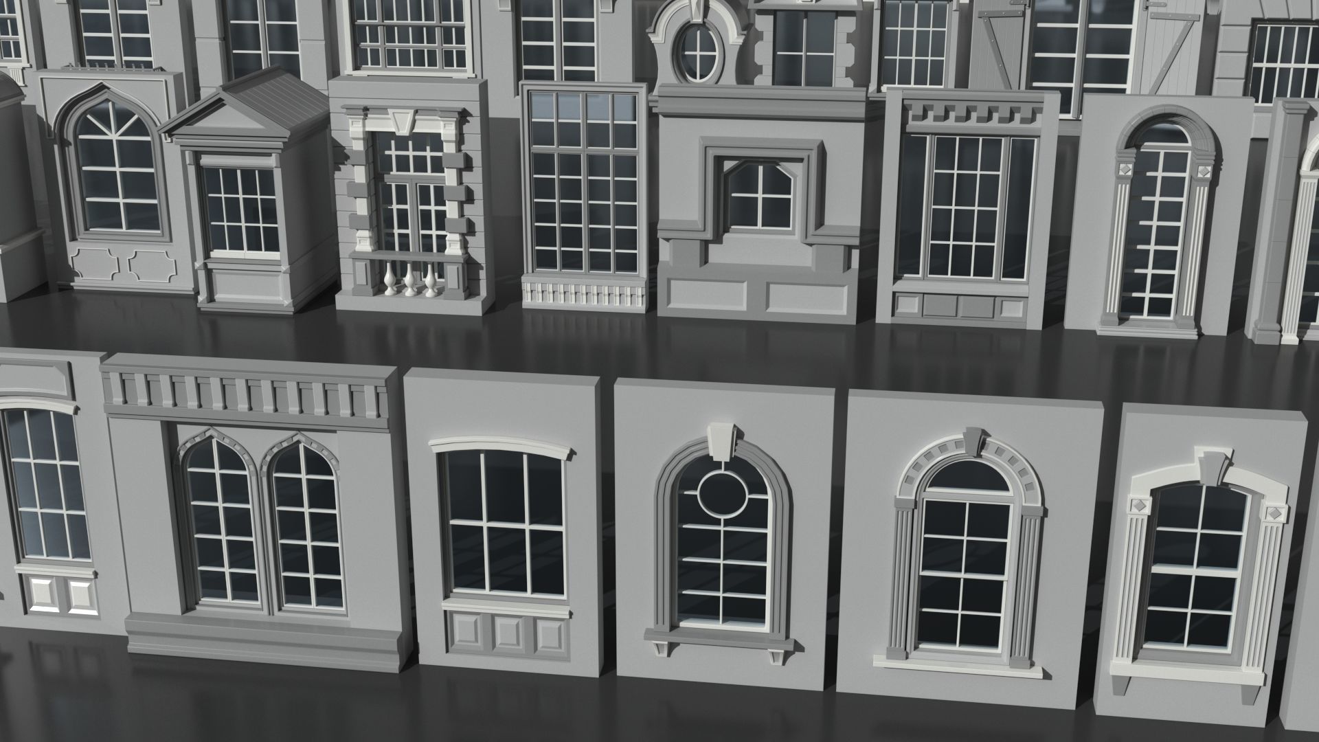 Windows Collection - 150 pieces 3D model_5