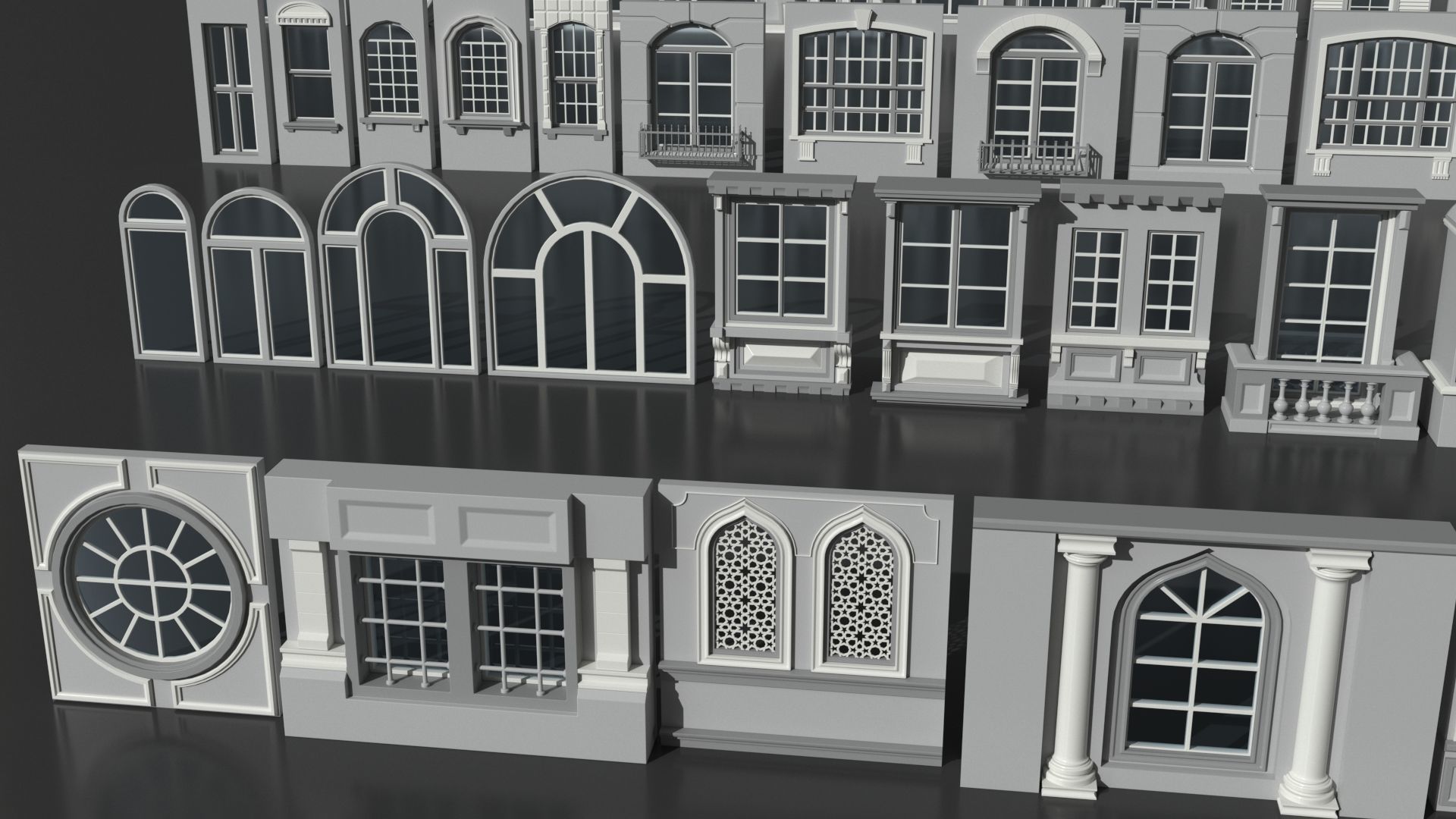 Windows Collection - 150 pieces 3D model_7