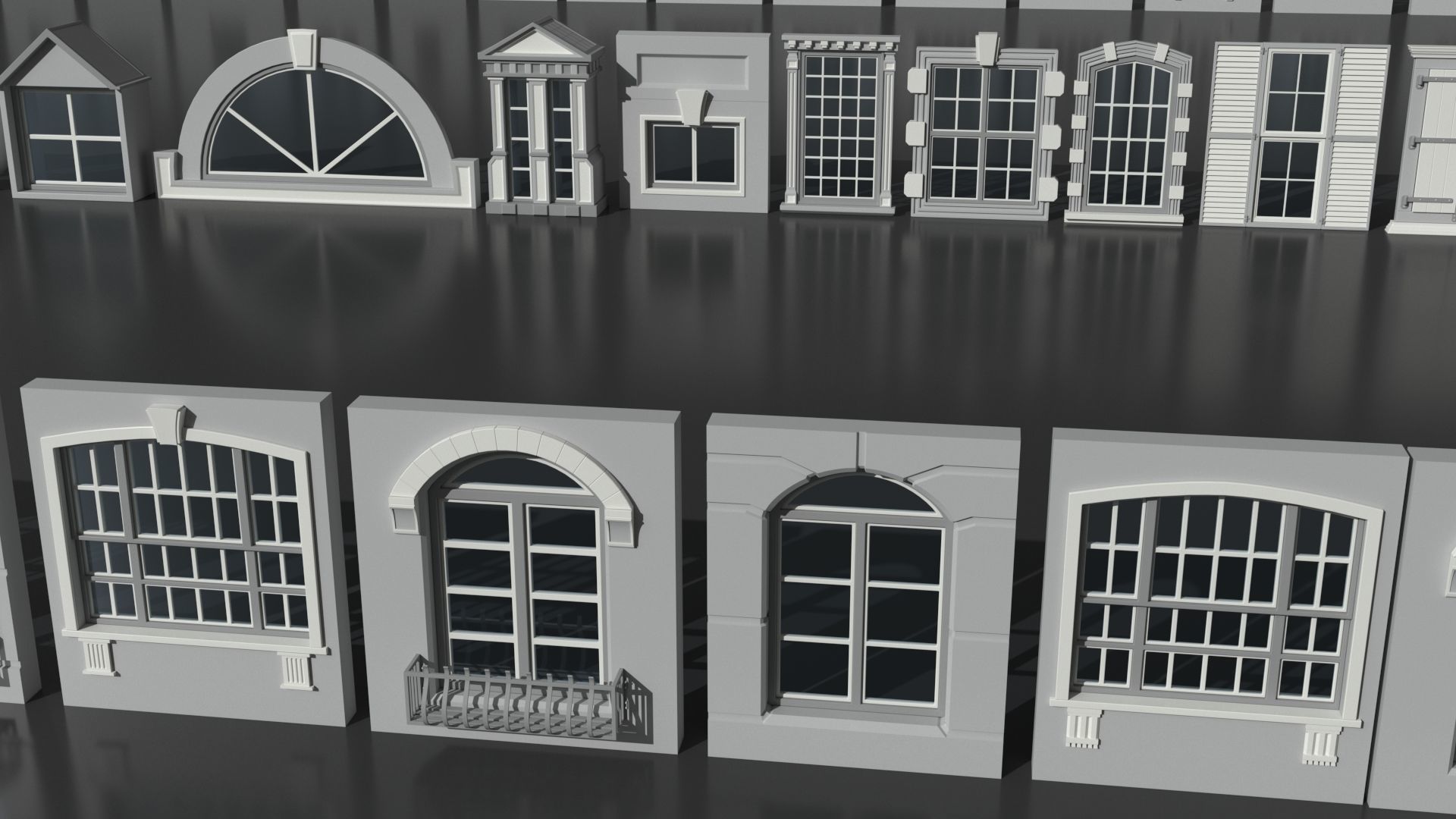 Windows Collection - 150 pieces 3D model_10