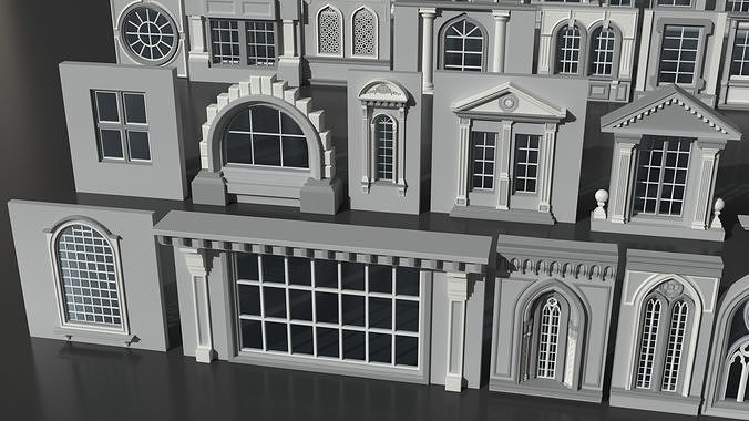 Windows Collection - 150 pieces 3D model 3