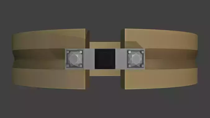 3d model of a ring for printing on a 3d printer