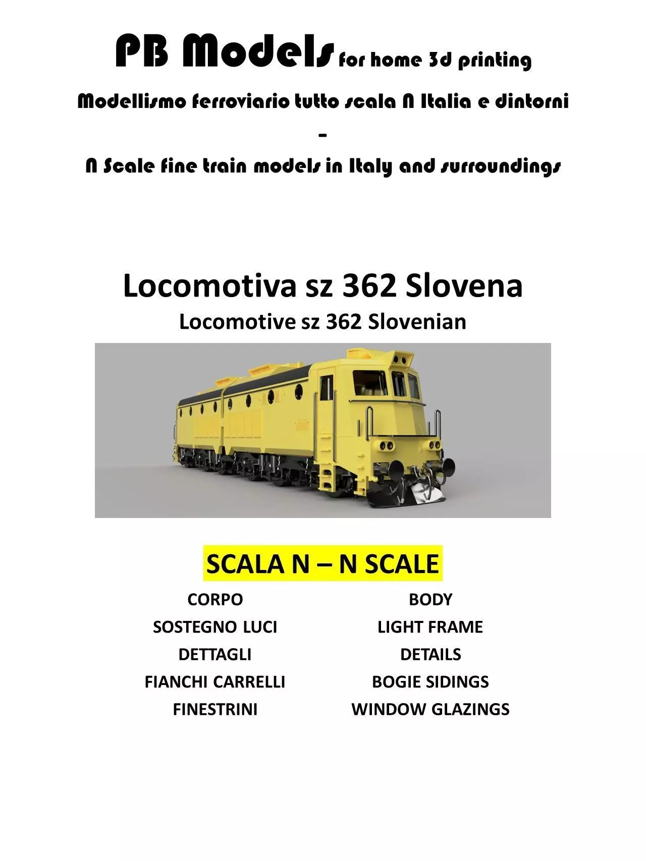 sz 362 Slovenian locomotive 3D print model_0
