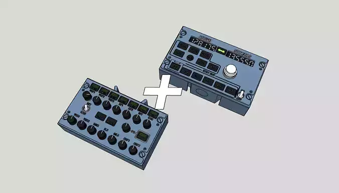A320 RMP and ACP panels 3D print model