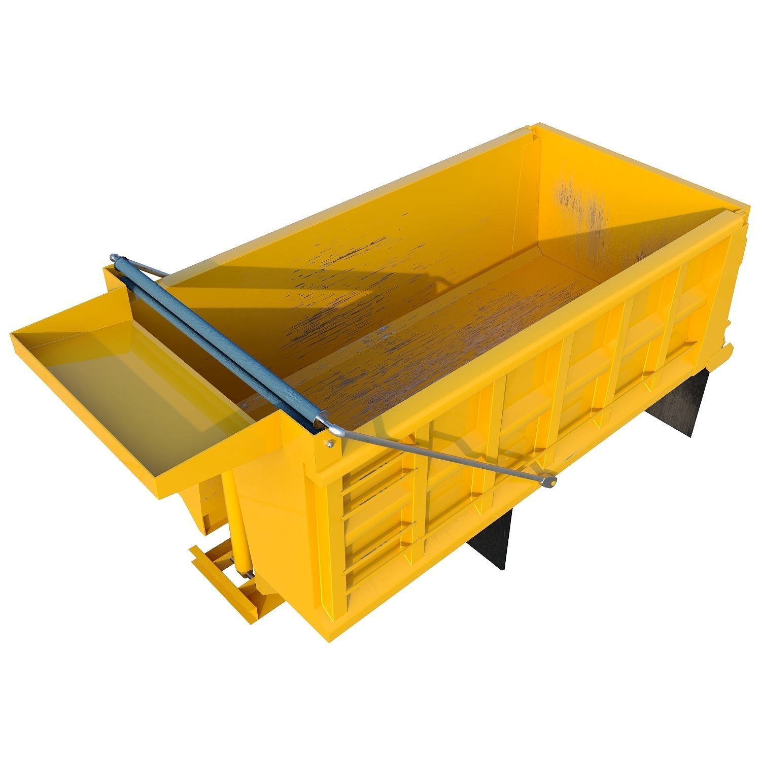 Kenworth T800 Dump Truck Low-poly 3D model_42