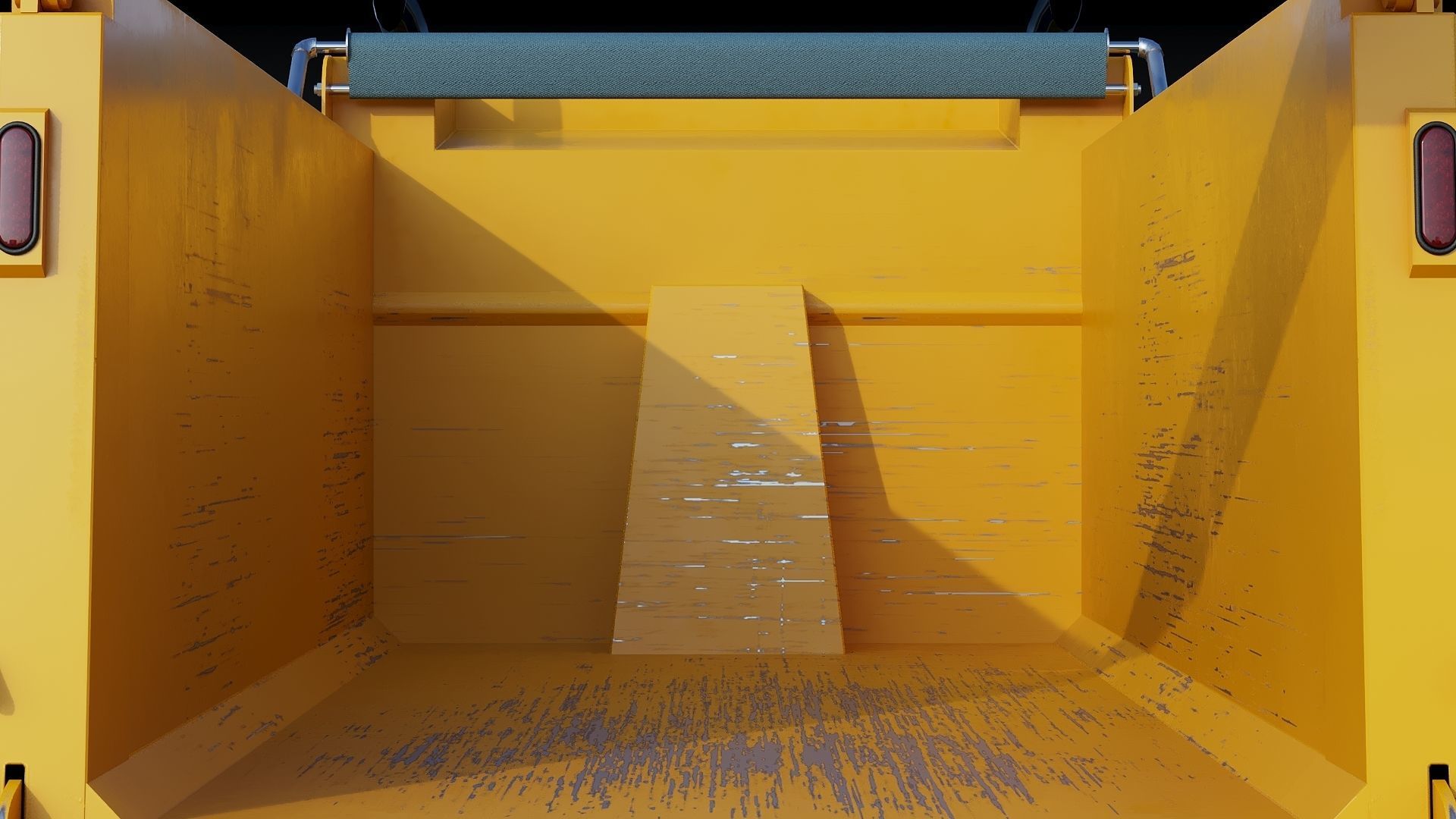 Kenworth T800 Dump Truck Low-poly 3D model_37