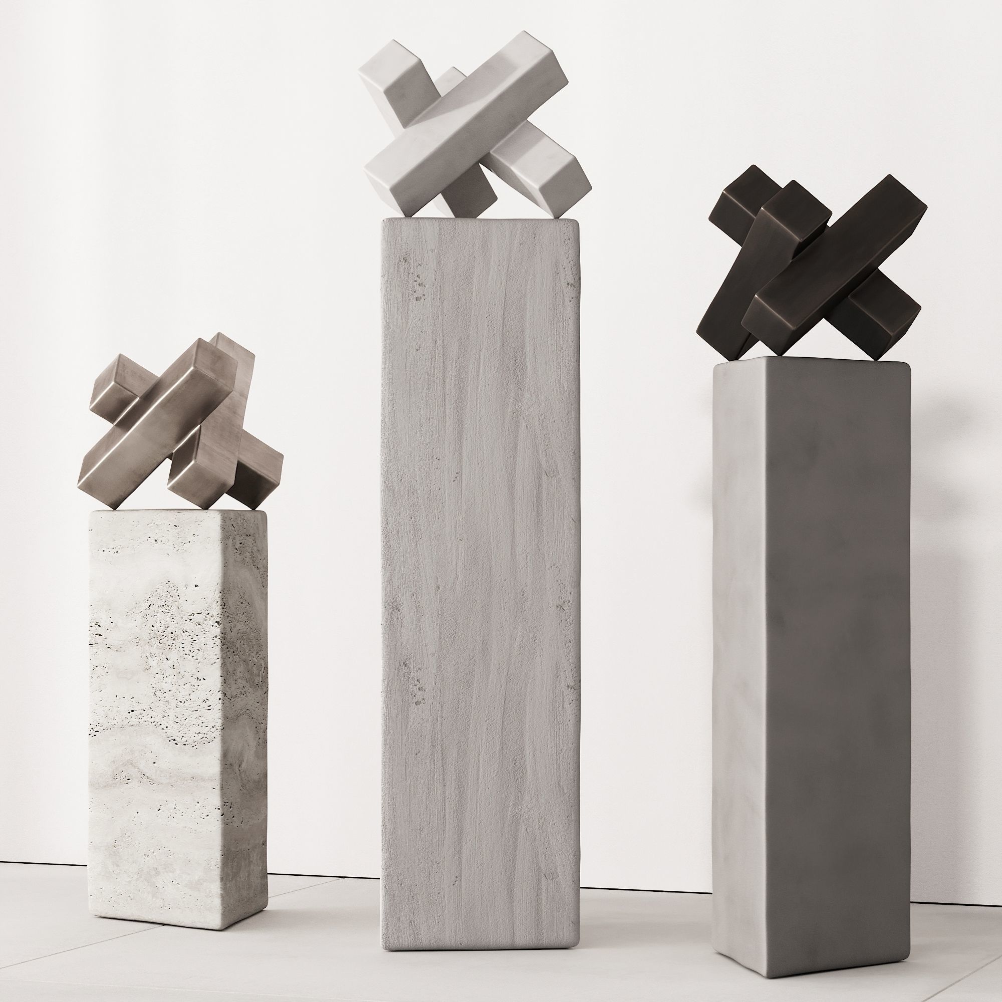 168 interior sculptures 04 XYZ sculpture by George Kabel 00 3D model_5