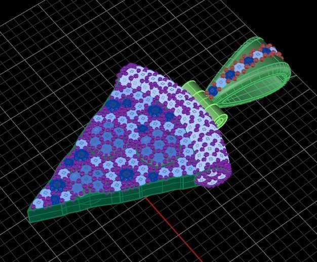 a piece of pizza pendant 3D print model_6