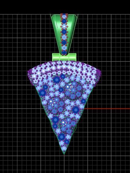 a piece of pizza pendant 3D print model_7