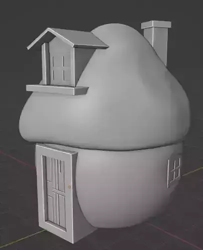 Blender mantar ev calisma dosyasi