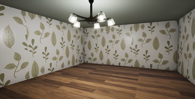 Ceiling lighting Low-poly 3D model