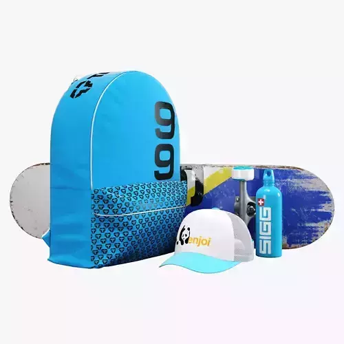 decorative set light blue