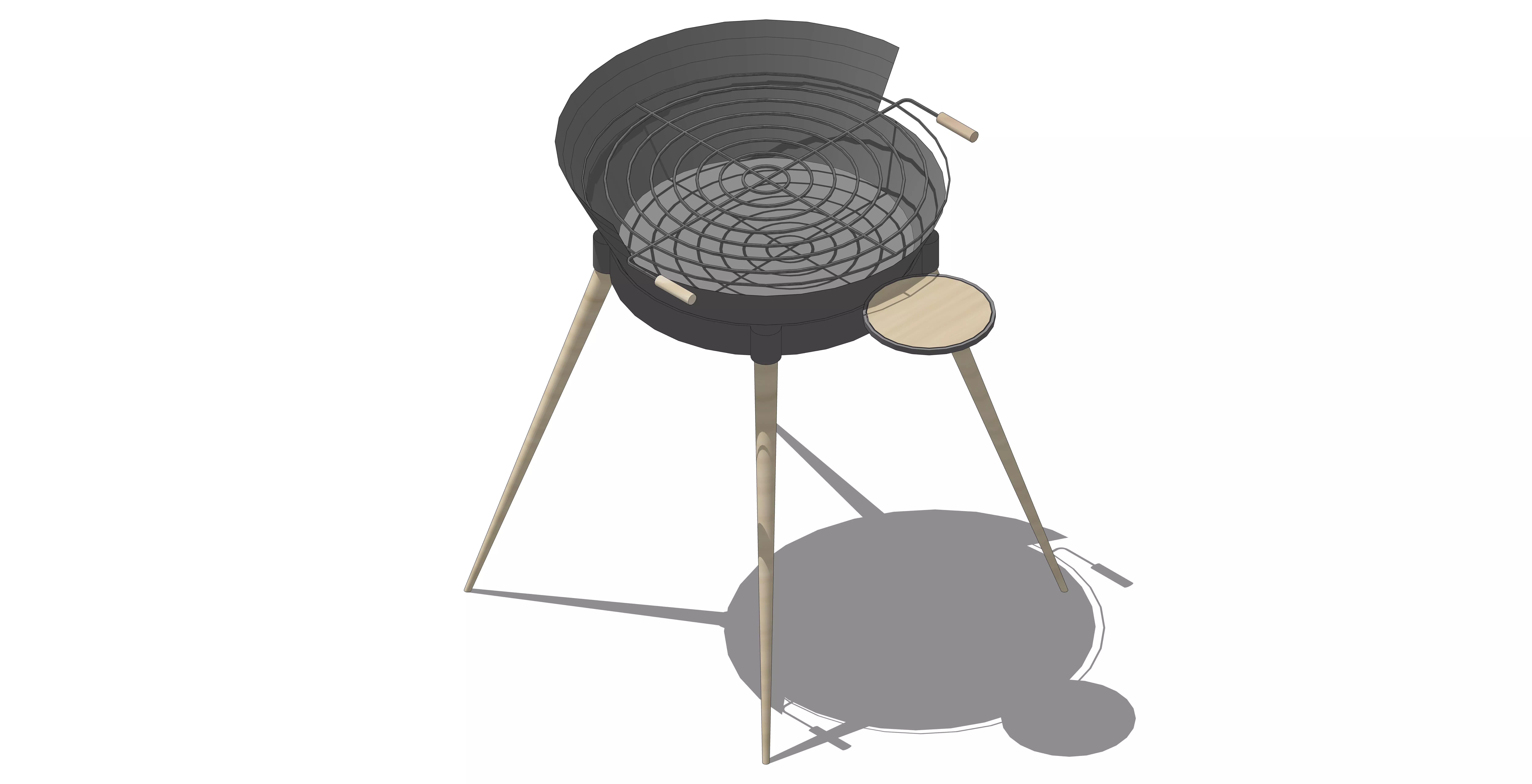 Invicta Shogun BBQ 3D model