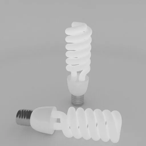 Energy Saving Light Free 3D model