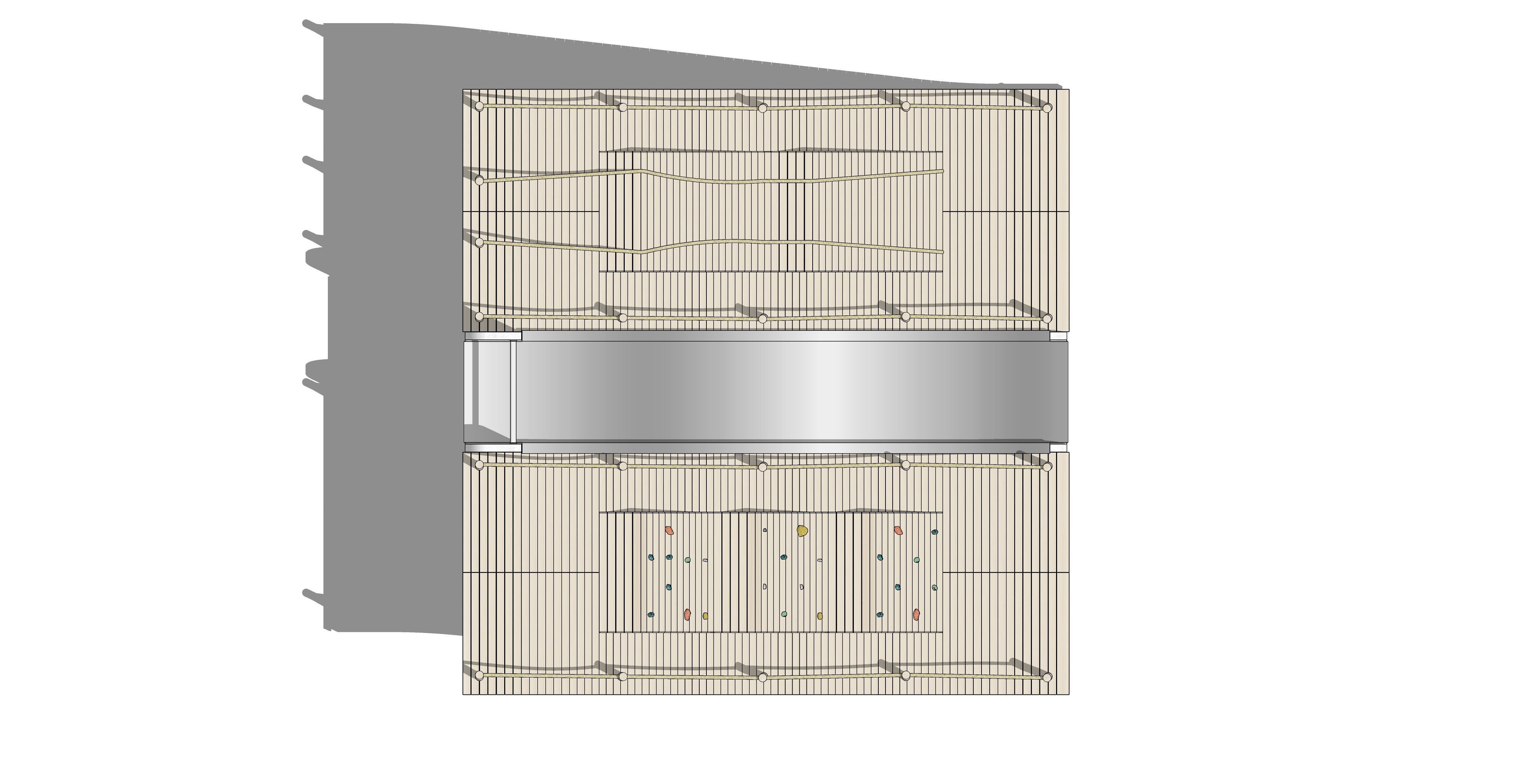 Childrens Playground with Slide and Ropes 3D model_5