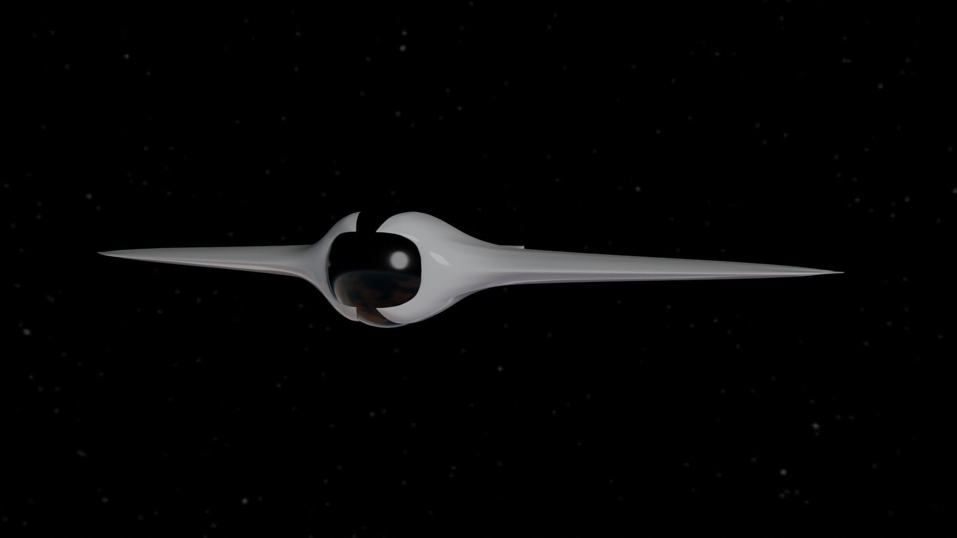 Space Ship 3D model_3