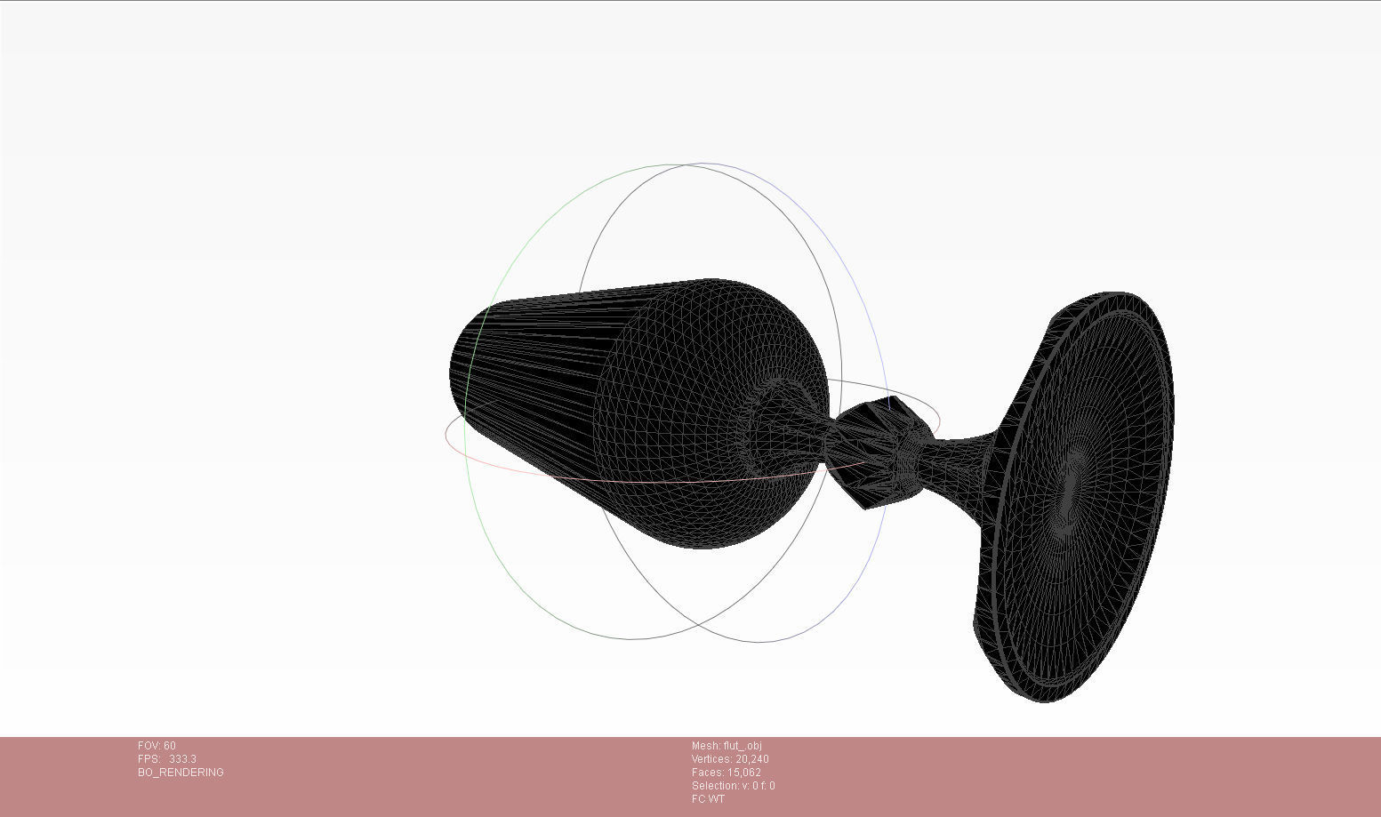 Champagne Glass - BOHEMIA Claudia 180 ml 3D model_10