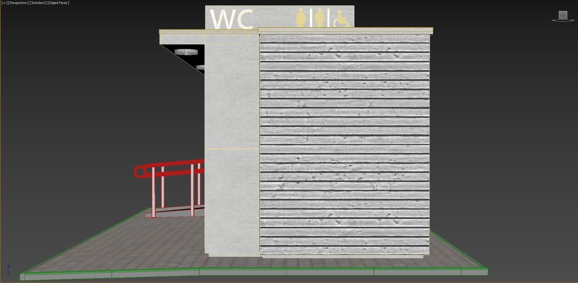Public toilet 3D model_12