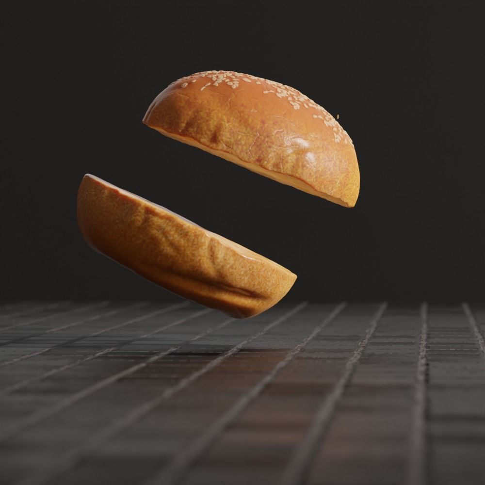 Cheeseburger HQ 3D model 3D model_6