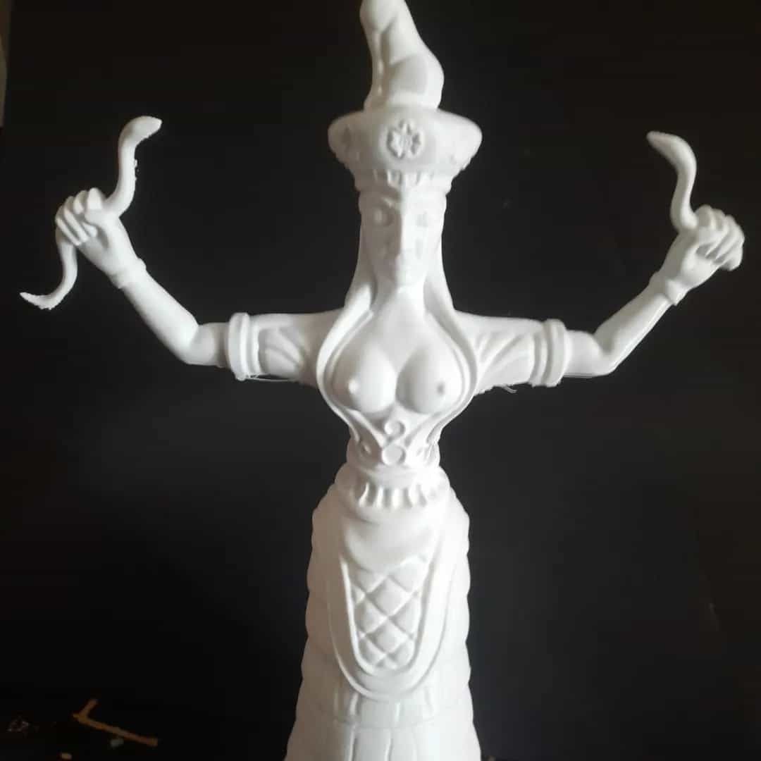 Snake Goddess 3D print model_1