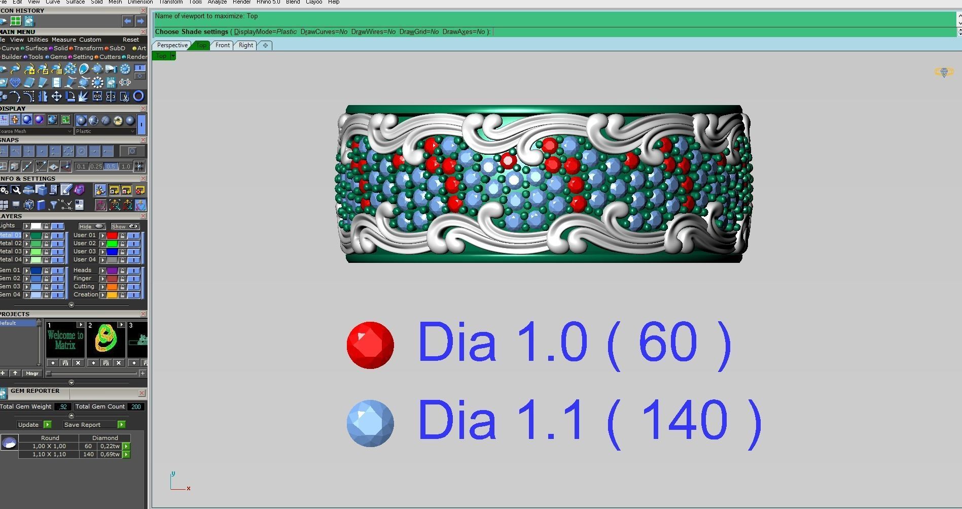 Diamond ring jewelry 3D print model_7