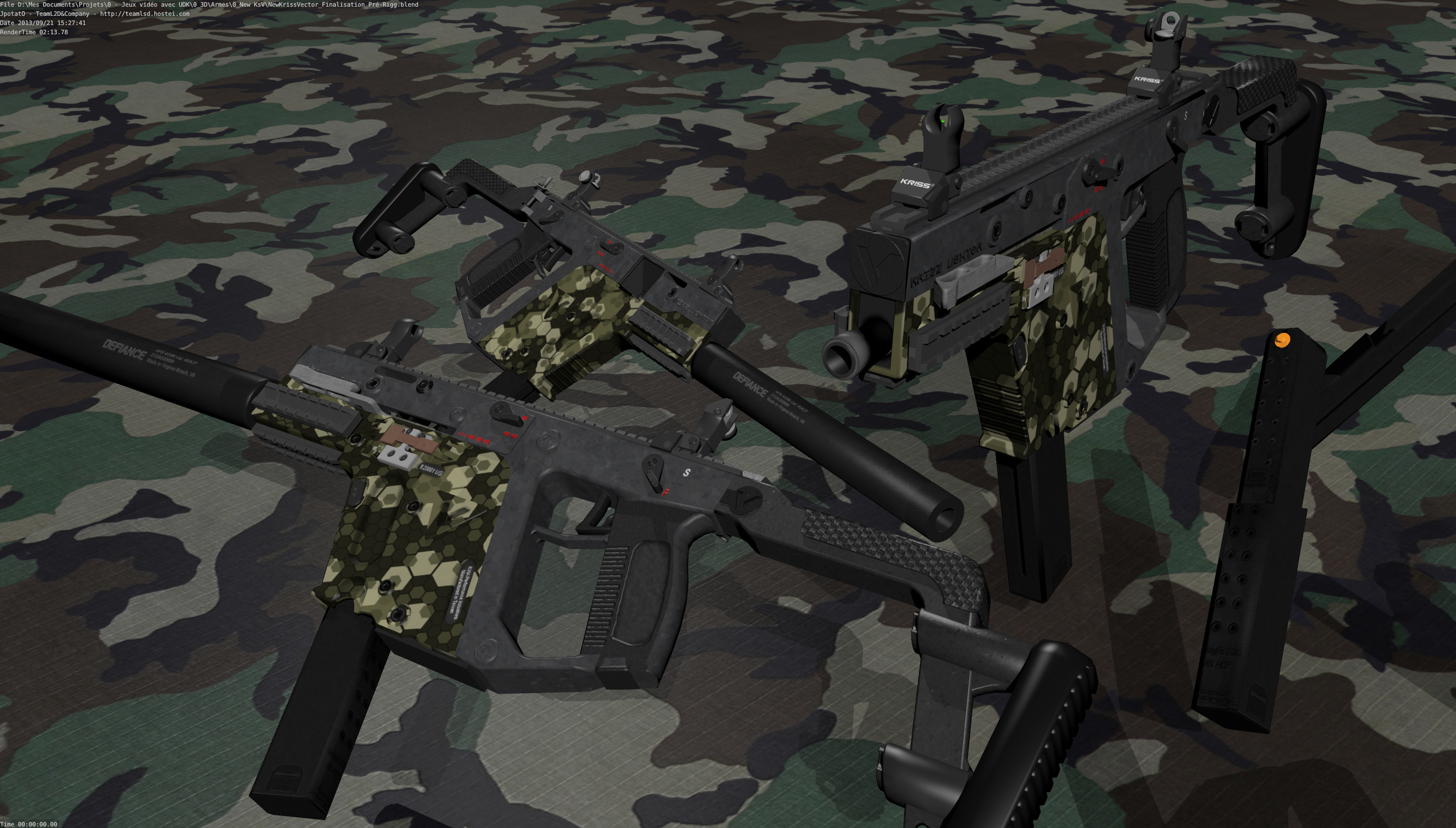 Kriss Vector SMG 3D model_0