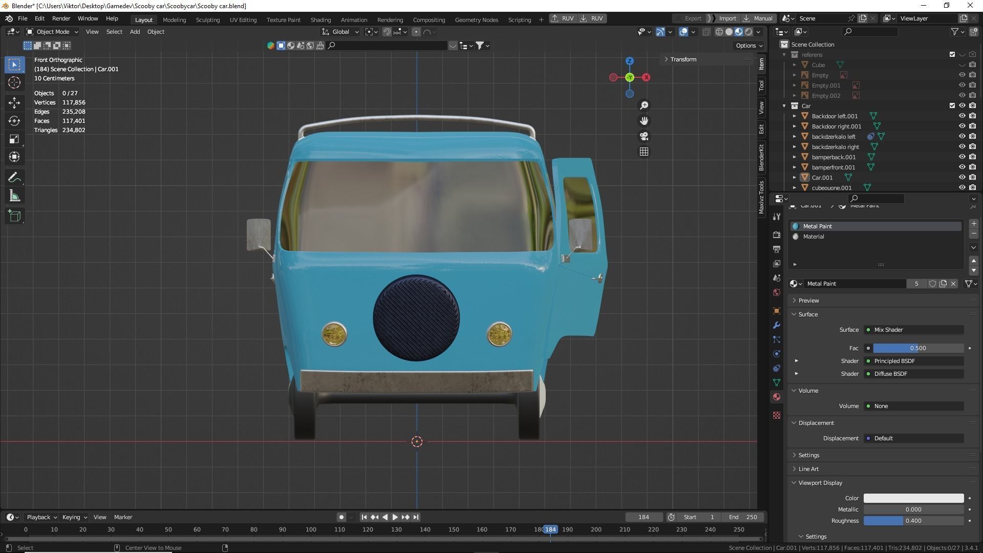 Scooby Doo Mystery Machine 3D model_3