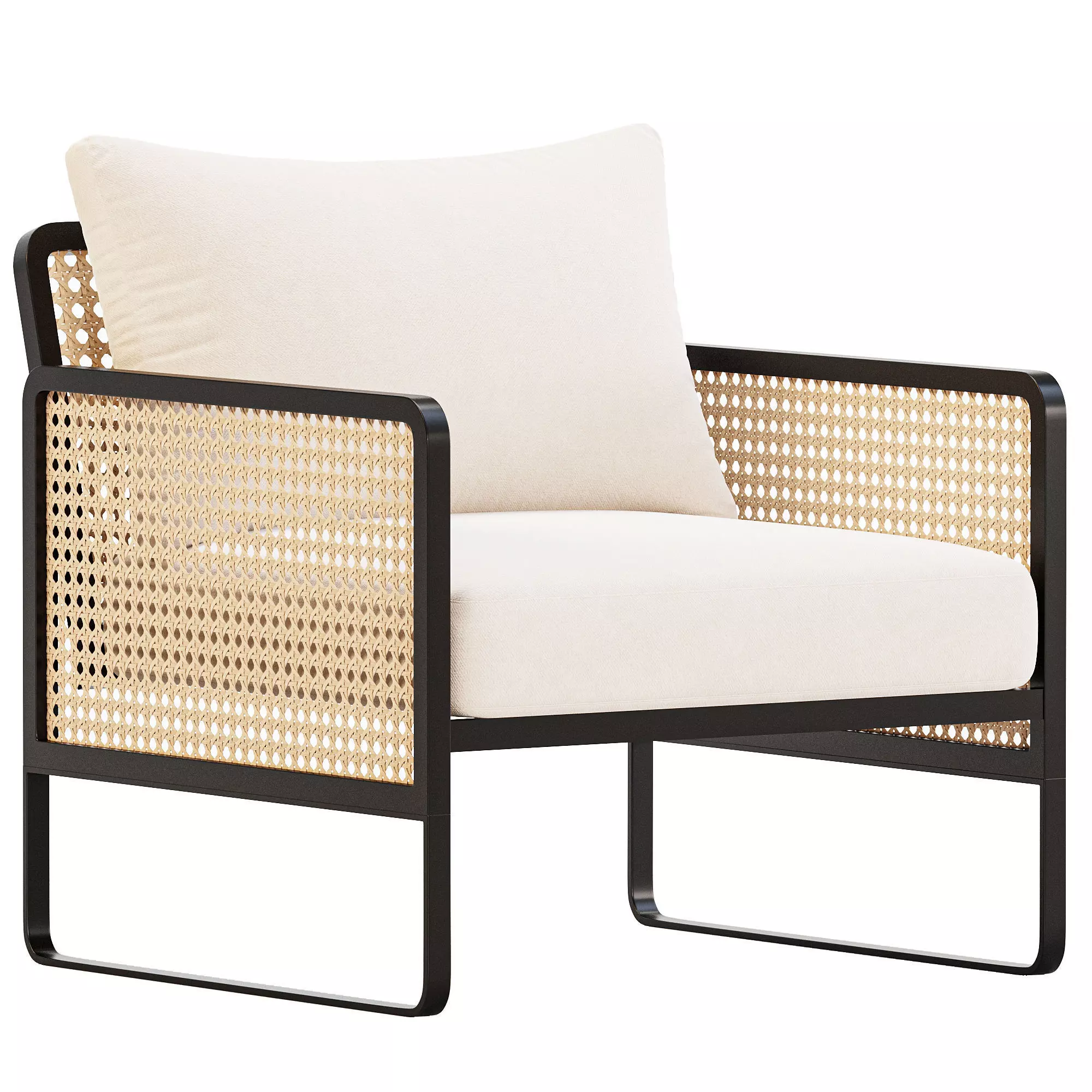 RED EDITION WICKER chair 3D model