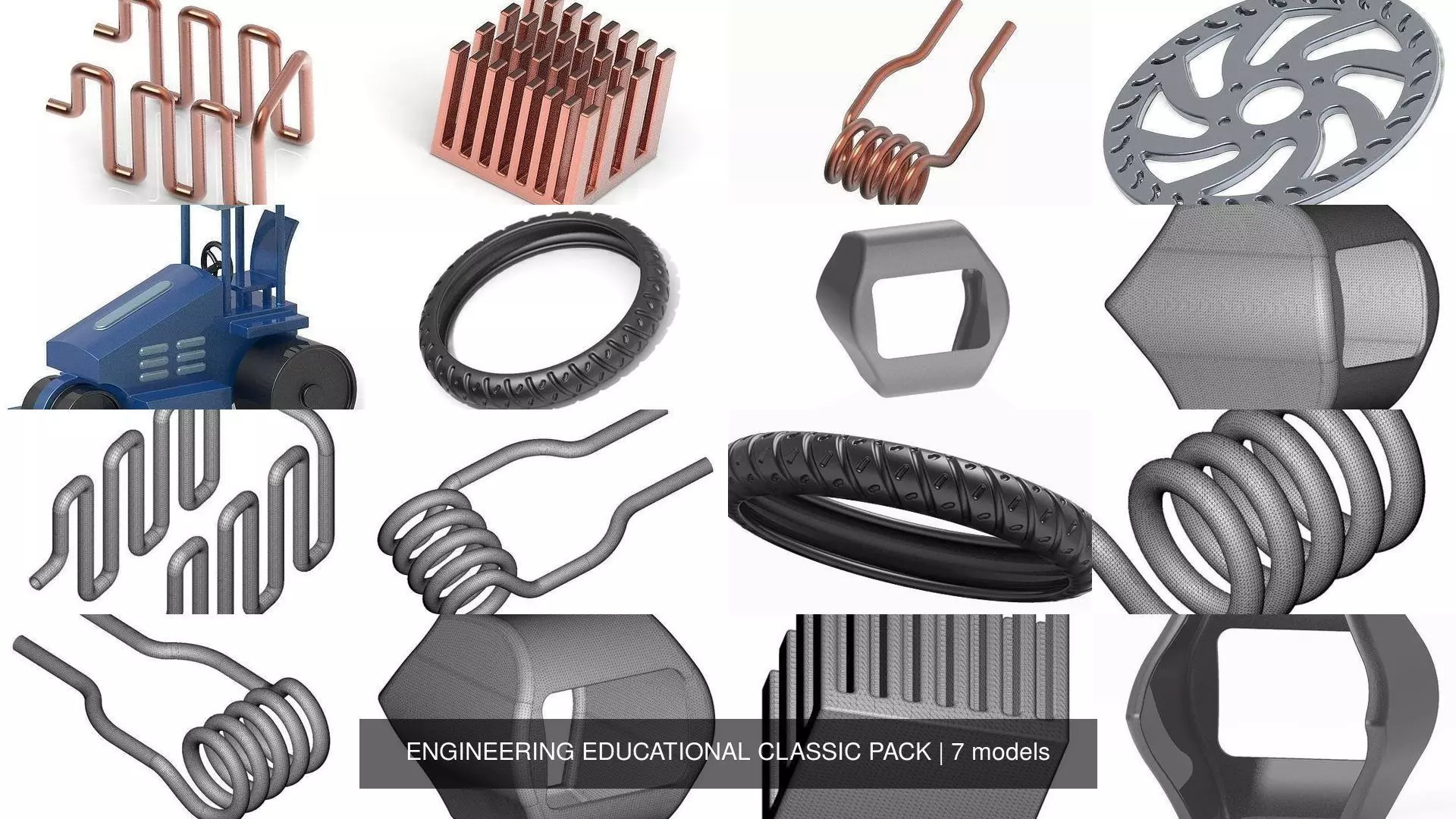ENGINEERING EDUCATIONAL CLASSIC PACK 3D Model Collection_0