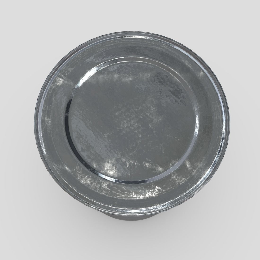 CC0 - Tin Can 4 Free low-poly 3D model_7