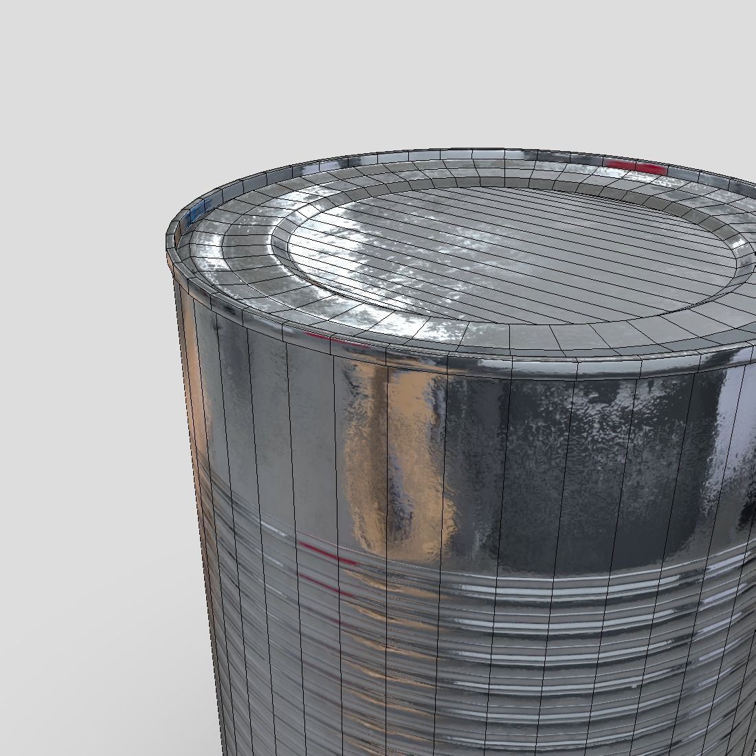 CC0 - Tin Can 4 Free low-poly 3D model_14