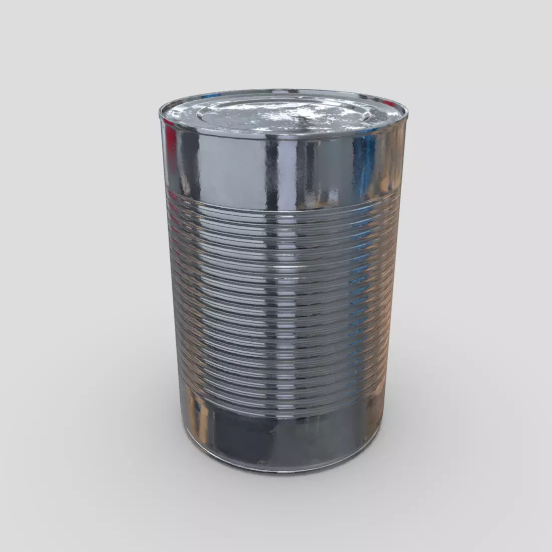 CC0 - Tin Can 4 Free low-poly 3D model_0