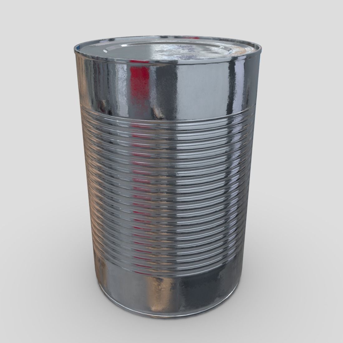 CC0 - Tin Can 4 Free low-poly 3D model_11