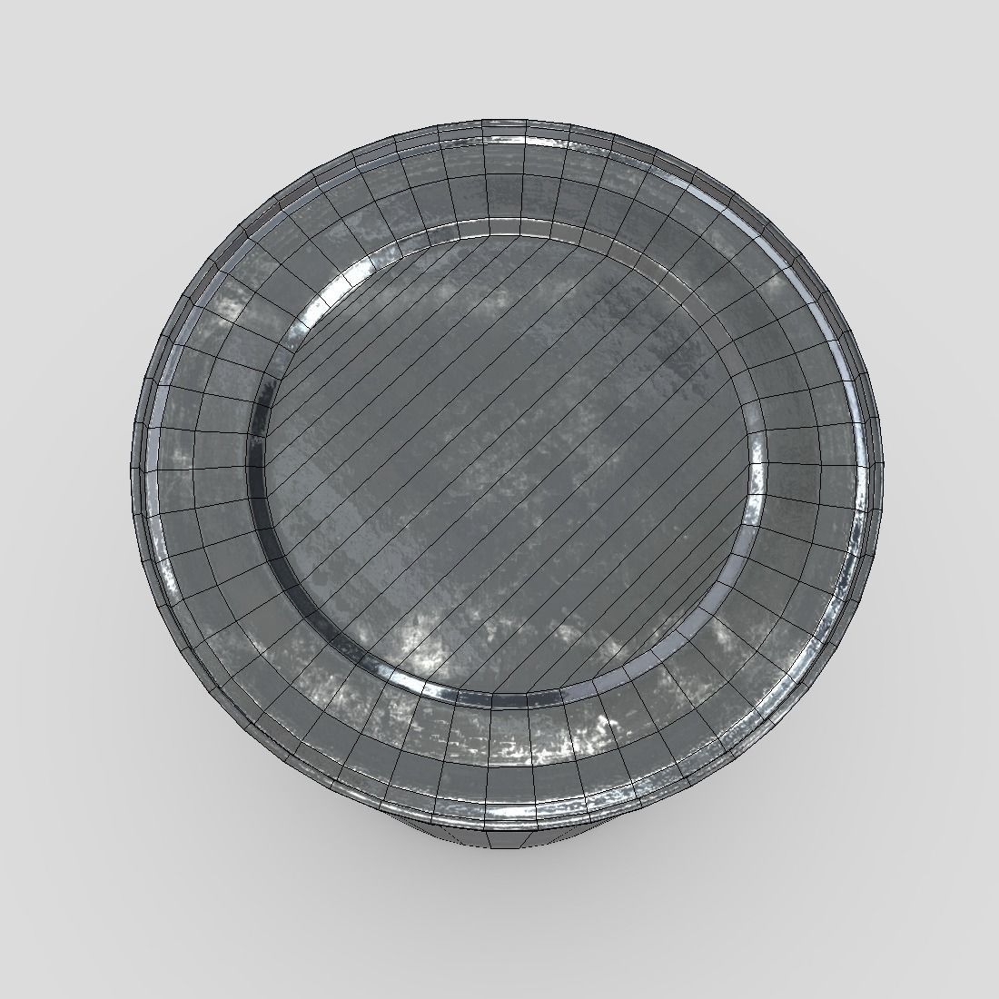 CC0 - Tin Can 4 Free low-poly 3D model_8