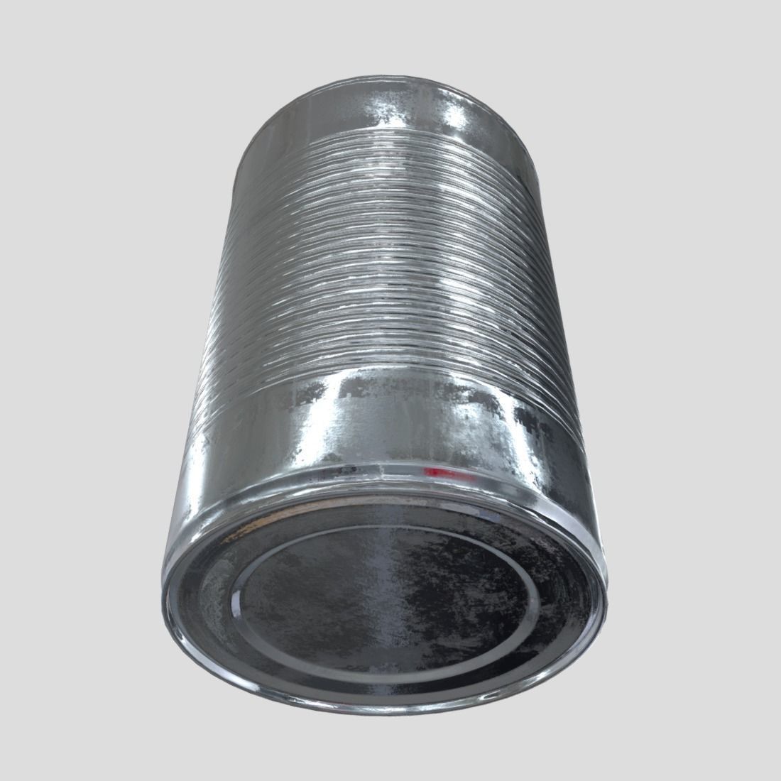 CC0 - Tin Can 4 Free low-poly 3D model_9