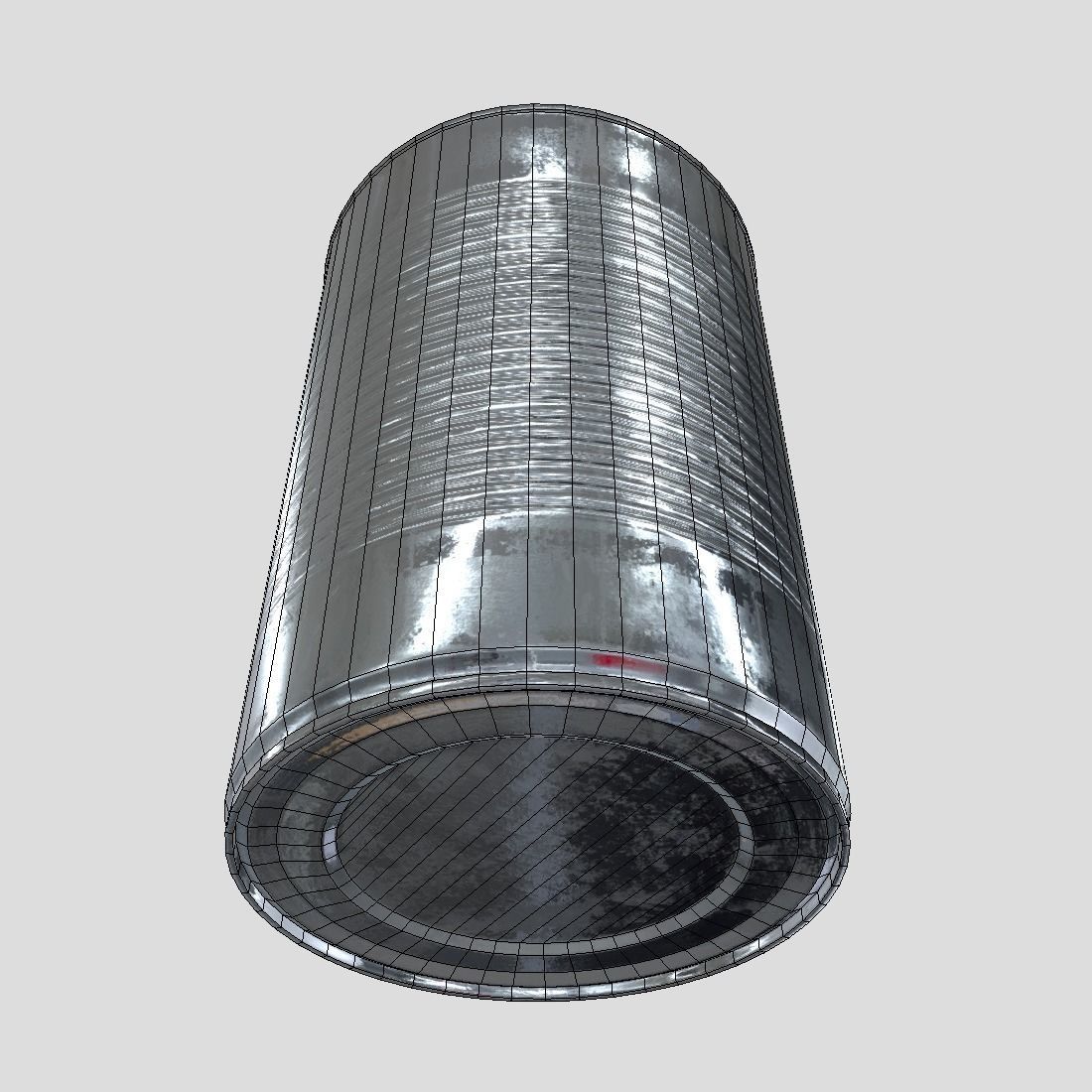 CC0 - Tin Can 4 Free low-poly 3D model_10