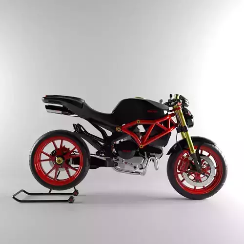 DUCATI MOTOCYCLE 3D model