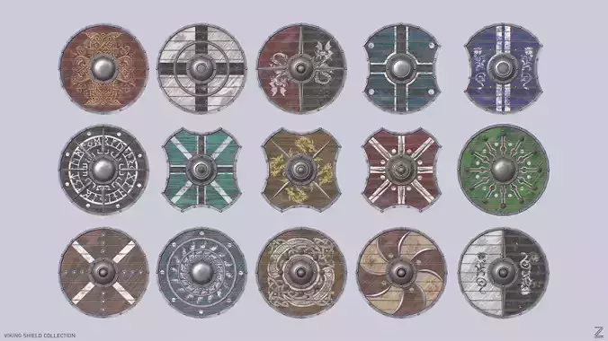 Viking shield collection 