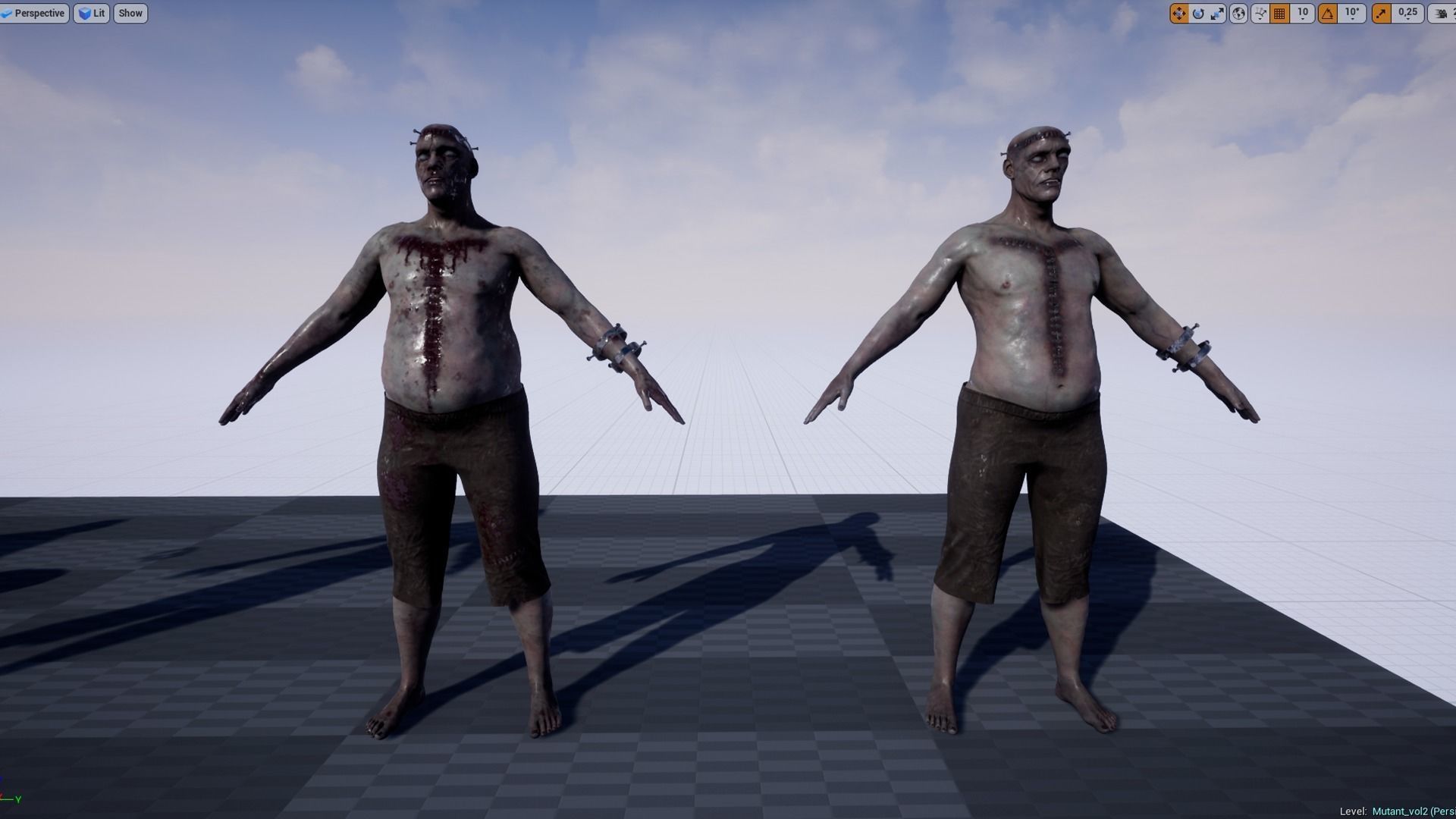 Mutant vol2 Game Ready  Low-poly 3D model_6