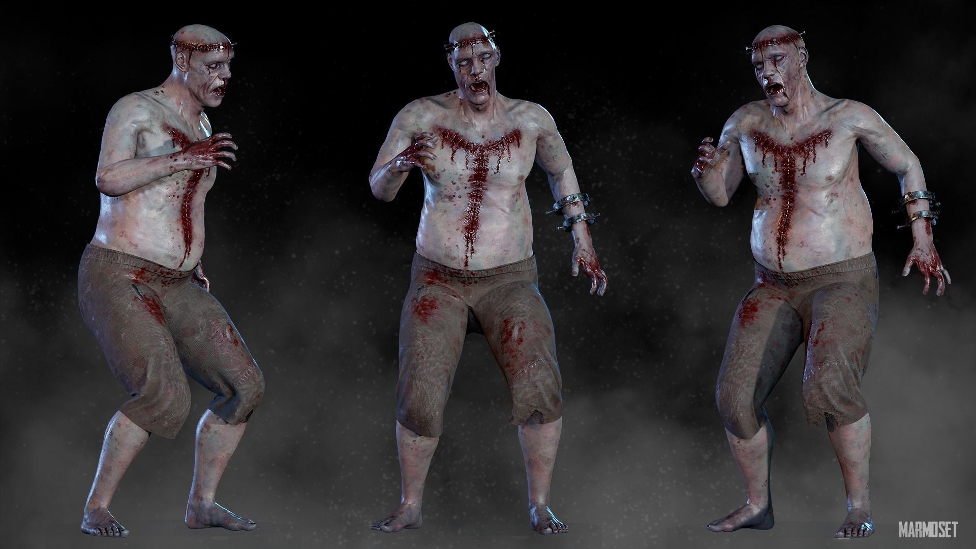 Mutant vol2 Game Ready  Low-poly 3D model_2