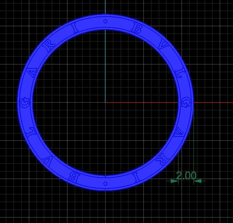 BVLGARI RING 3D MODEL 3D print model_6