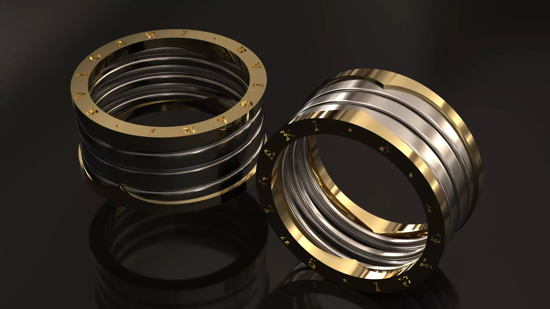 BVLGARI RING 3D MODEL 3D print model_0